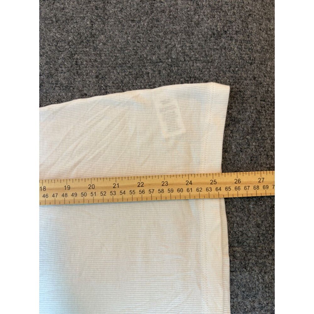 ATM Tank Top Women X Large White Melillo Ribbed Boy Basic Tank Top XL AW1176JAY - Picture 7 of 8